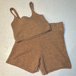 SKIMS EUC fleece lounge set *discontinued* rare find!